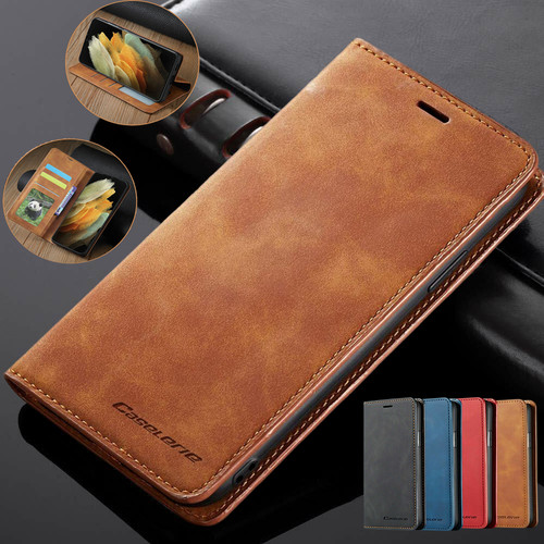 Leather flip wallet case - leather, cover