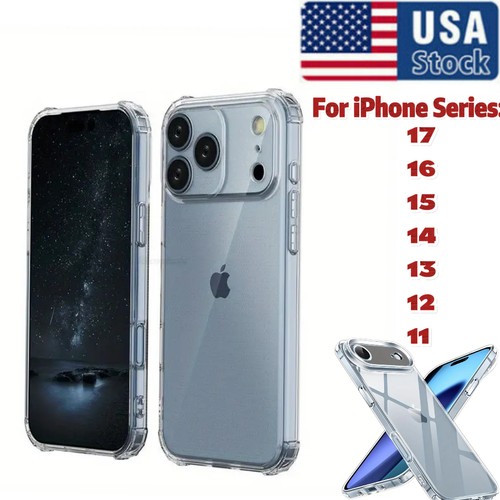 Clear silicone soft shockproof - clear,